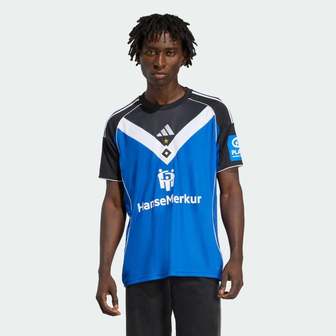 Detalle de Camiseta Hamburg SV de Adidas – azul