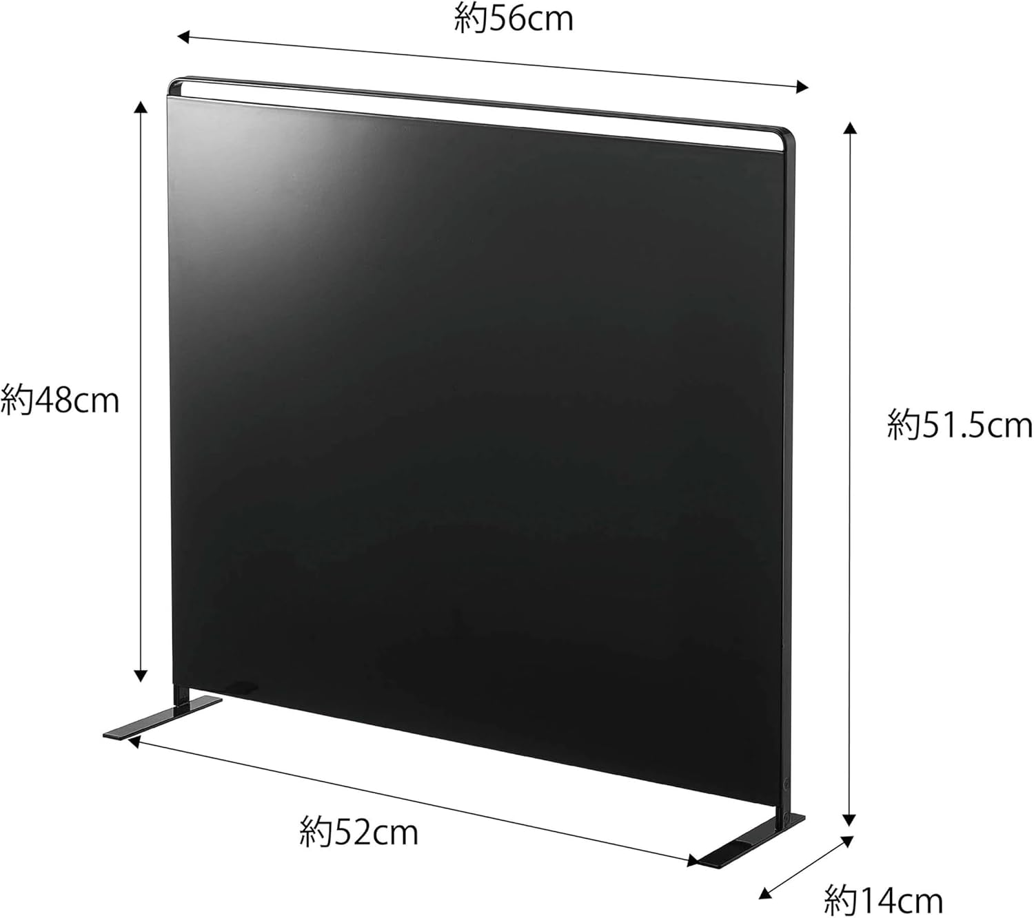 Thumbnail 6 de 山崎実業 tower 5125 自立式スチールパネル 縦型 ブラック 幅56cm