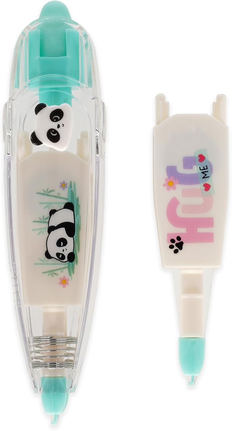 Detalle de LEGAMI Deco Tape Pen – dekorativ tejp med pandatema, 4 m och påfyllning