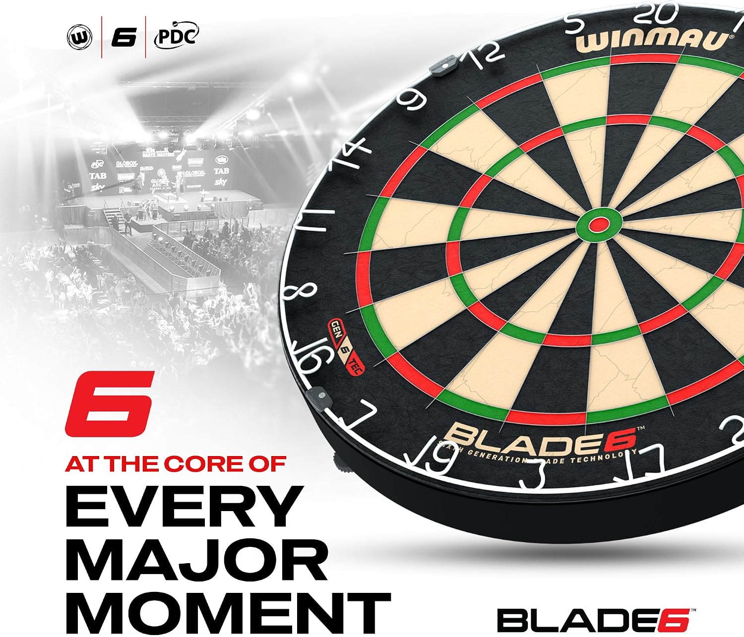 Detalle 2 de WINMAU Bristle Dartboard