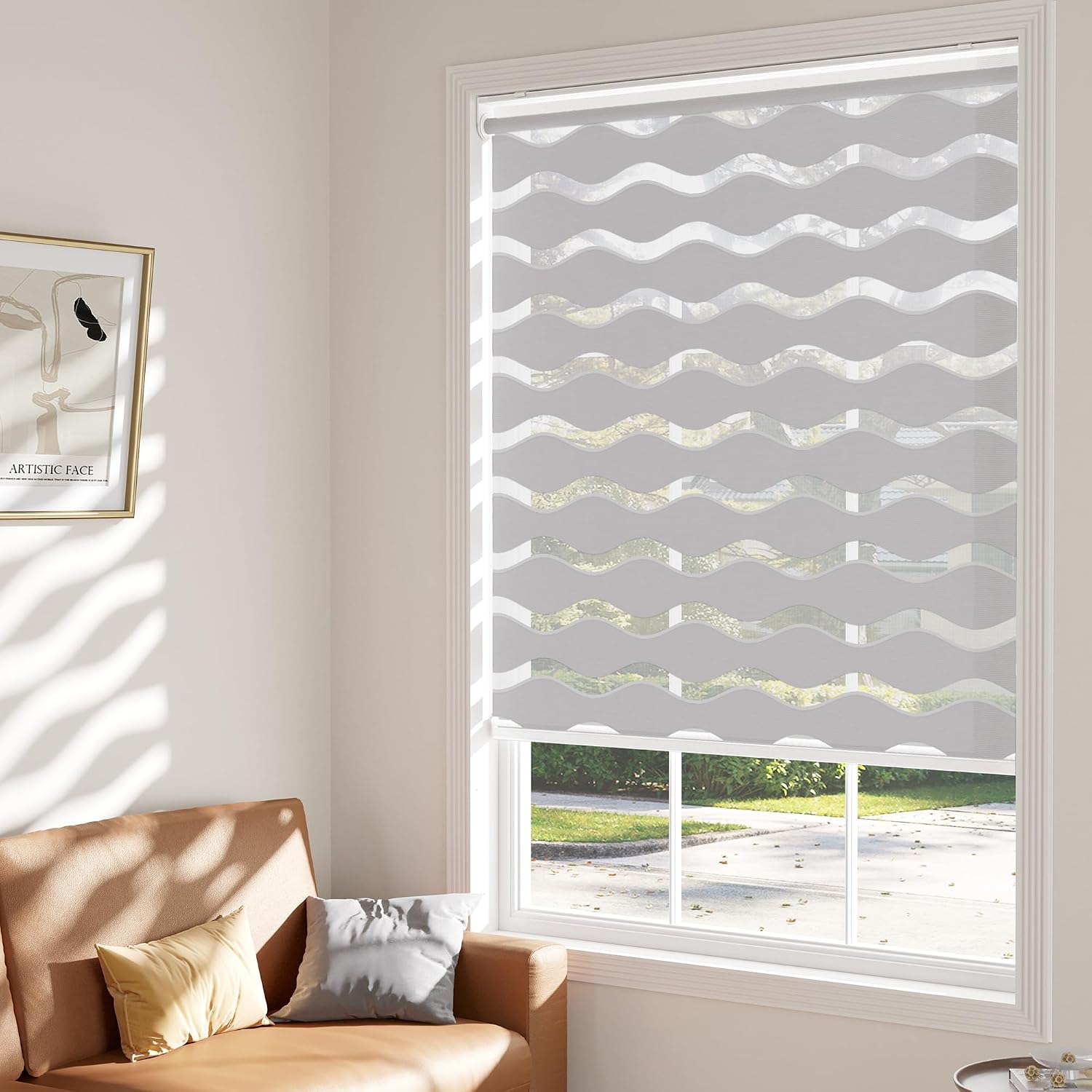 Detalle 1 de LazBlinds Cordless Zebra Blinds 29 x 48 inches
