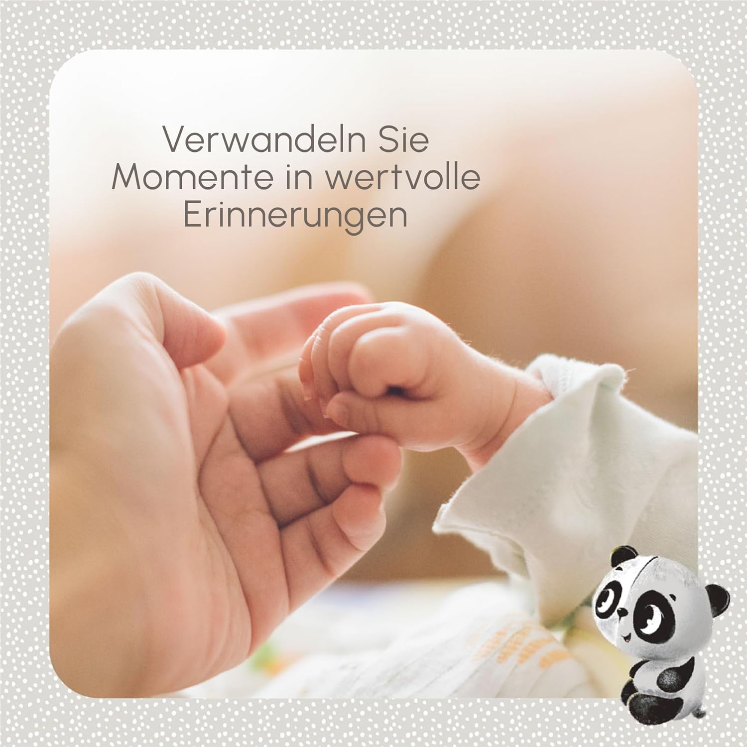 Thumbnail 5 de Tiny Love Familienabdrücke – Individualisierbares Handabdruck-Set Familie (All-in-One, DIY), Holzrahmen