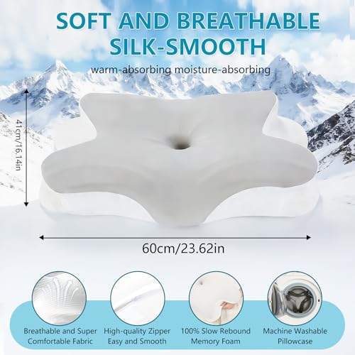 Thumbnail 5 de Almohada cervical LOVPIS 2 en 1: soporte ergonómico y dos alturas para dormir de lado