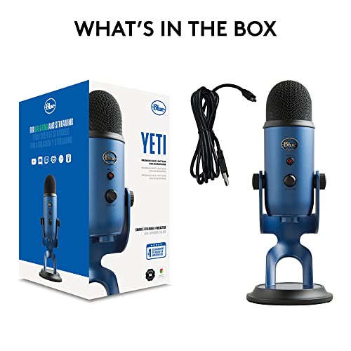 Thumbnail 9 de Logitech Creators Blue Yeti USB Microphone — Midnight Blue