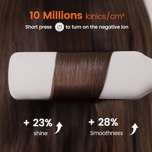 Detalle 1 de Faszin Professional Wide Plate Hair Straighteners, 42mm Titanium Plates