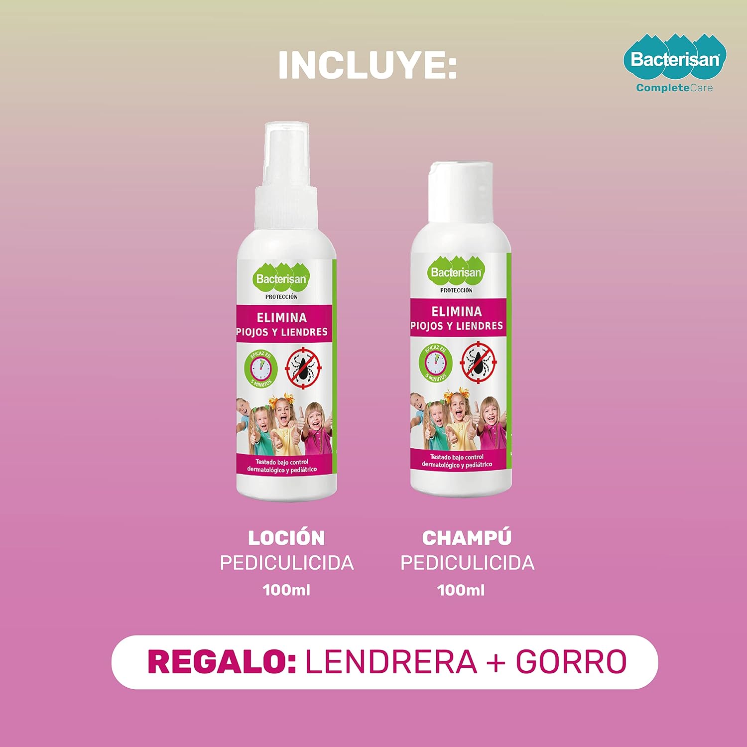 Thumbnail 4 de Bacterisan Pack Pediculicida 🧴 Champú y Loción contra piojos