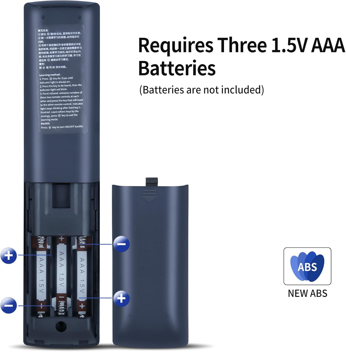 Thumbnail 3 de TCNOUMT V11 replacement remote control for Zidoo TV set-top boxes (3x AAA)