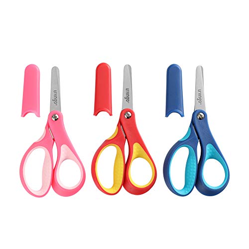 Detalle de LIVINGO Kids Scissors 3 Pack, 5" Blunt Safety School Craft