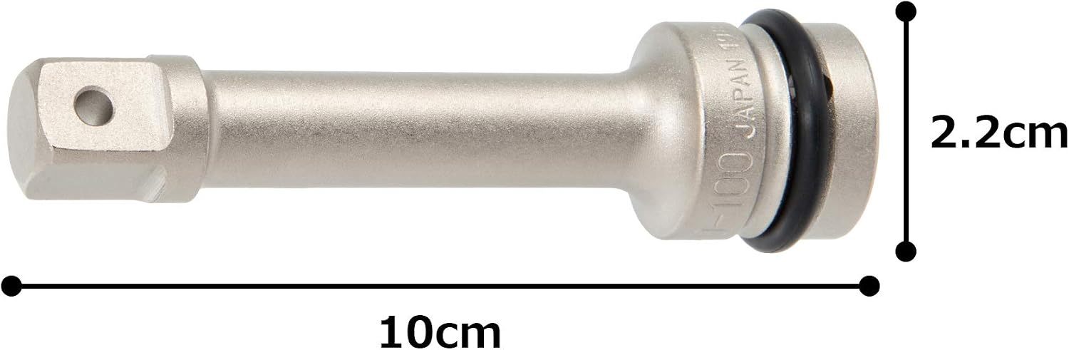 Detalle de トネ(TONE) NE40-100 インパクト用エクステンションバー 差込角12.7mm・全長100mm
