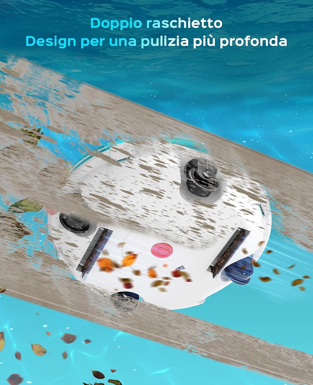 Detalle 2 de WINNY POOL CLEANER Winny 200P: Robot Piscina Senza Fili per Piscine Fuori Terra