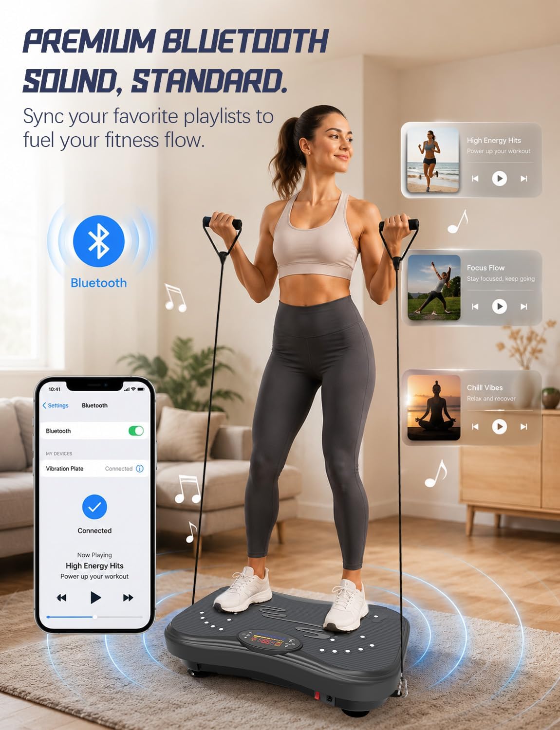 Thumbnail 6 de Vibration Plate Exercise Machine, 480-lb Capacity