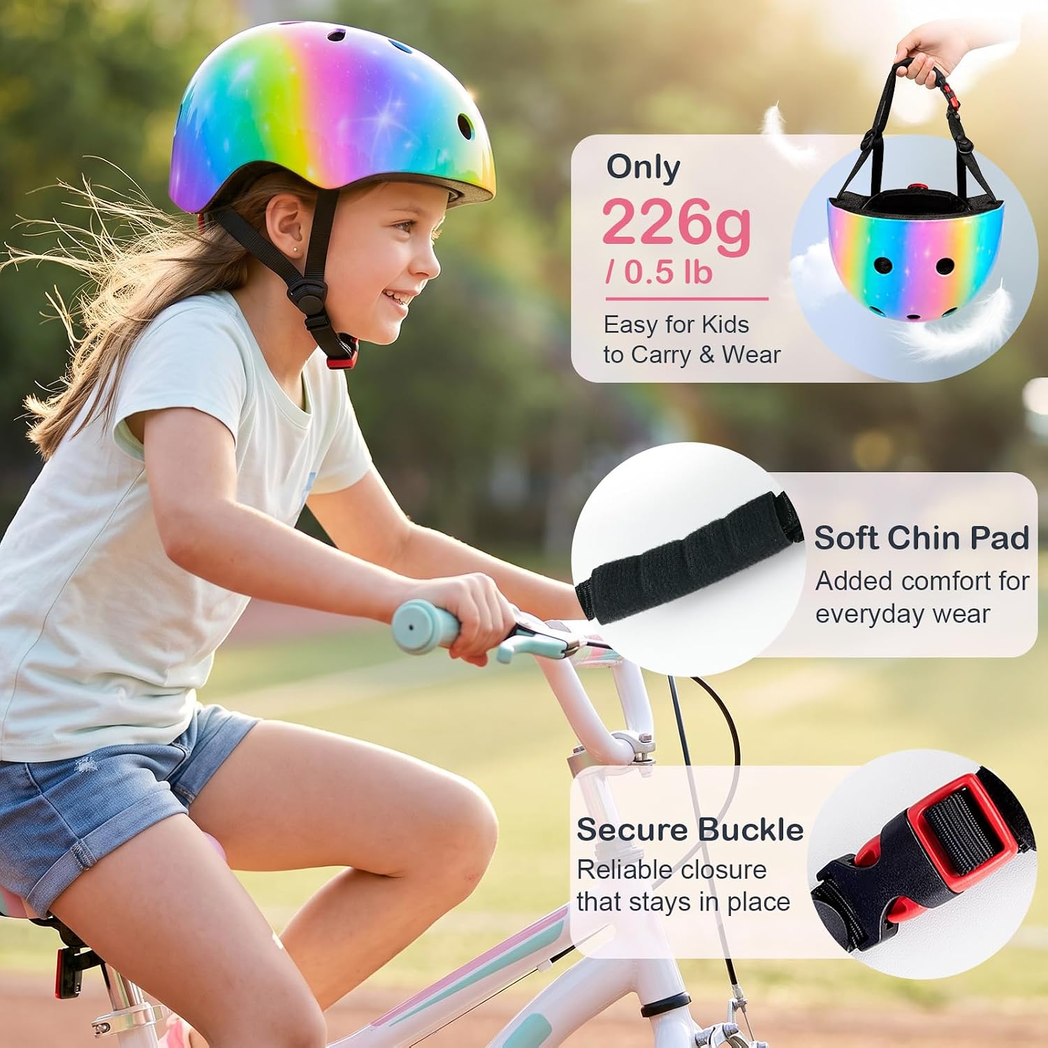 Thumbnail 5 de Bienbee Kids Bike Helmet for Toddlers Age 1-3