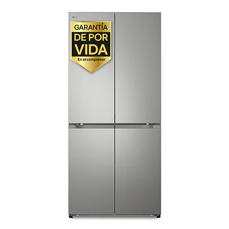 Detalle de Frigorífico American Combi LG GMBS30SEPY: 580 L en inox antihuellas, para cocinas prácticas