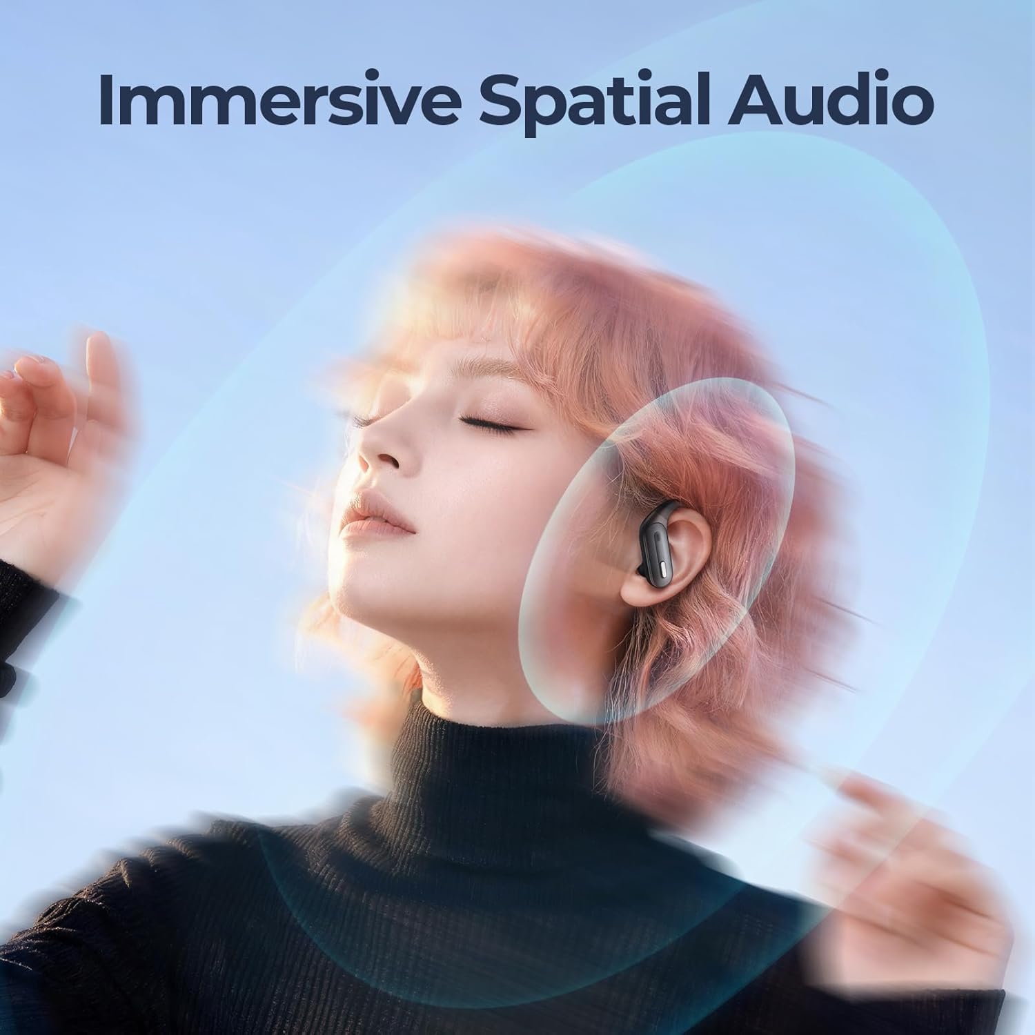 Detalle de GNMN X19 Active Noise Cancelling Wireless Earbuds with 90 Hours of Playtime