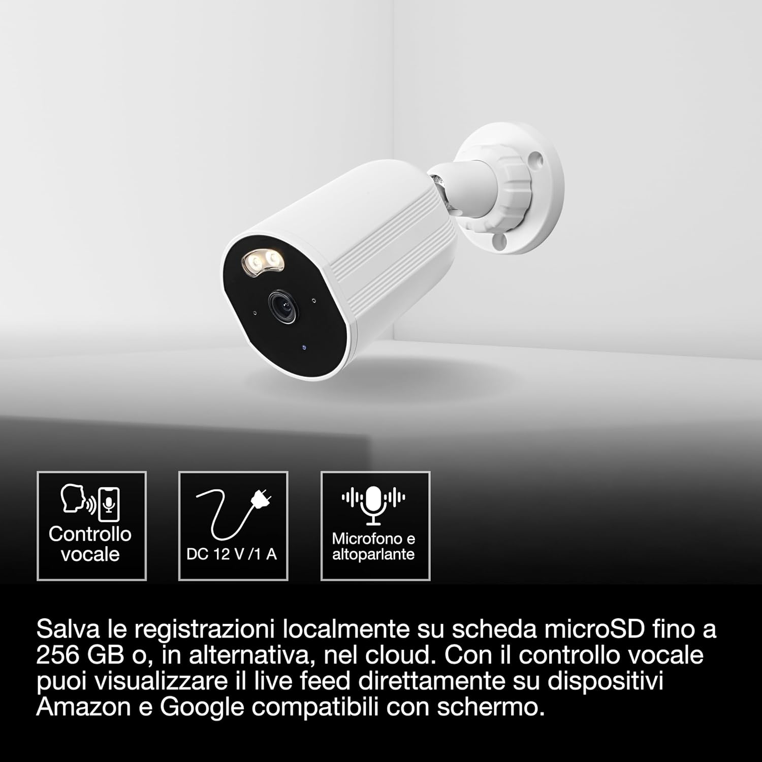 Thumbnail 2 de OSRAM Telecamera da esterno SMART+ WiFi 4MP (2K QHD) IP67 con visione notturna 10 m, audio bidirezionale e Ethernet