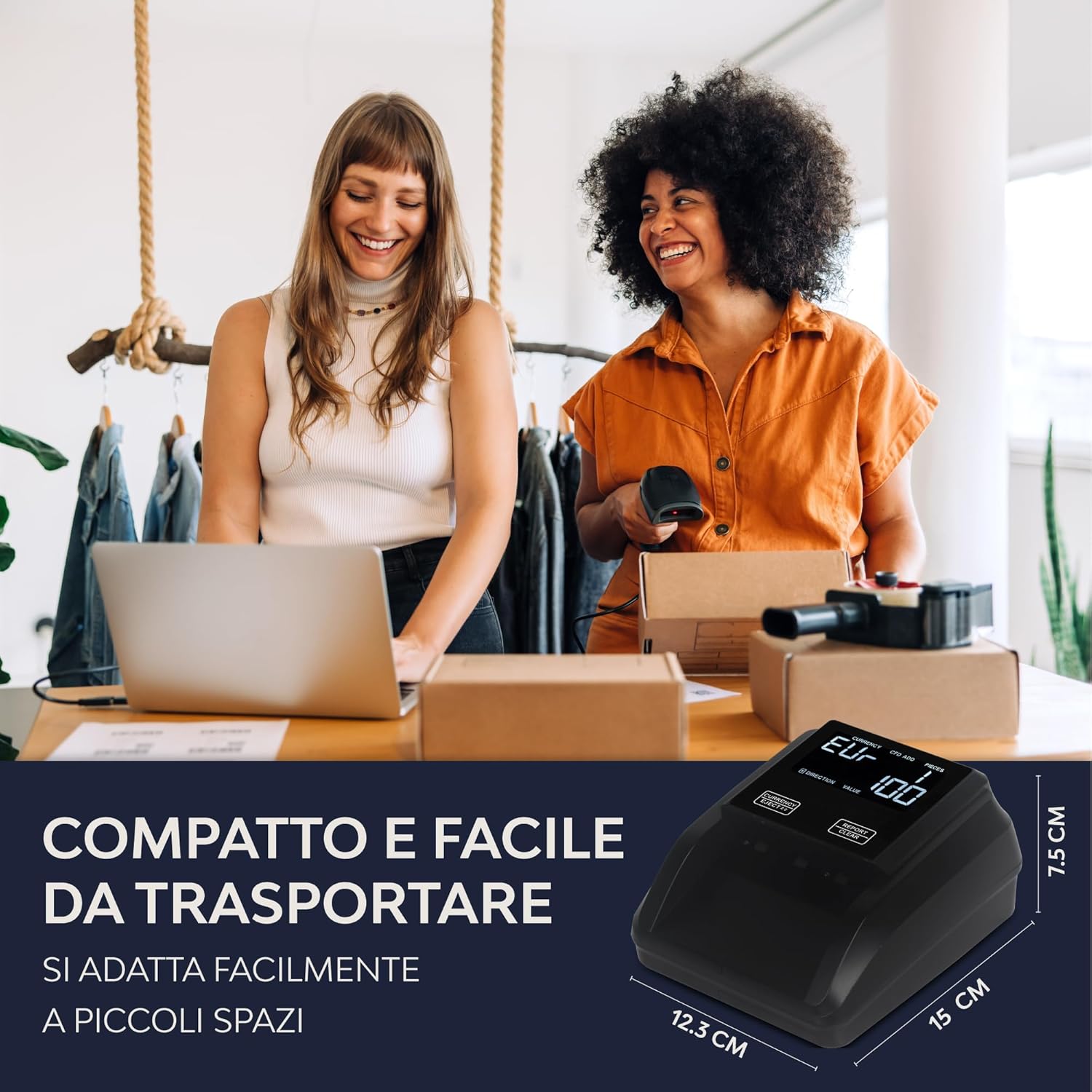 Thumbnail 3 de Zenacasa Rilevatore Banconote False e Conta 📟