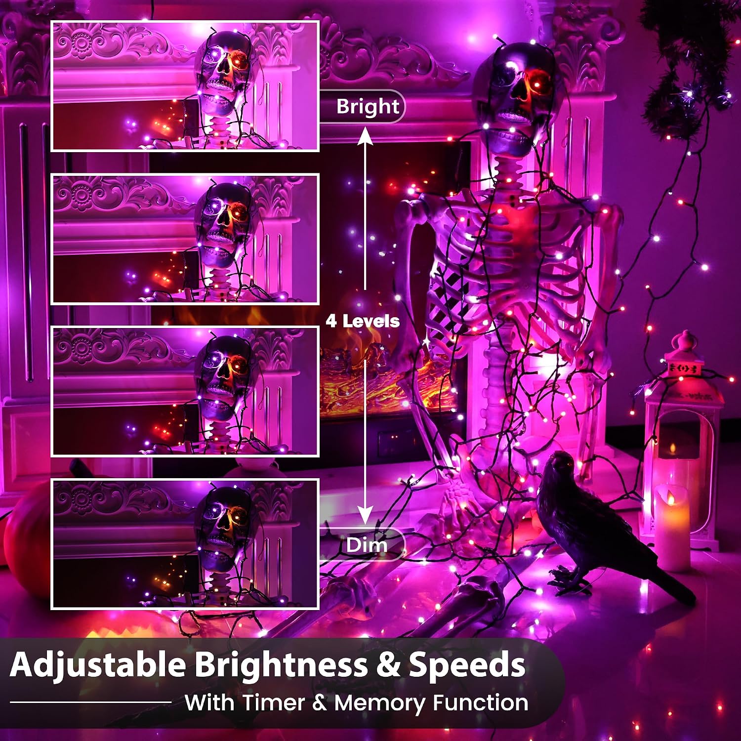 Detalle 2 de iShabao RGB String Lights 164 ft