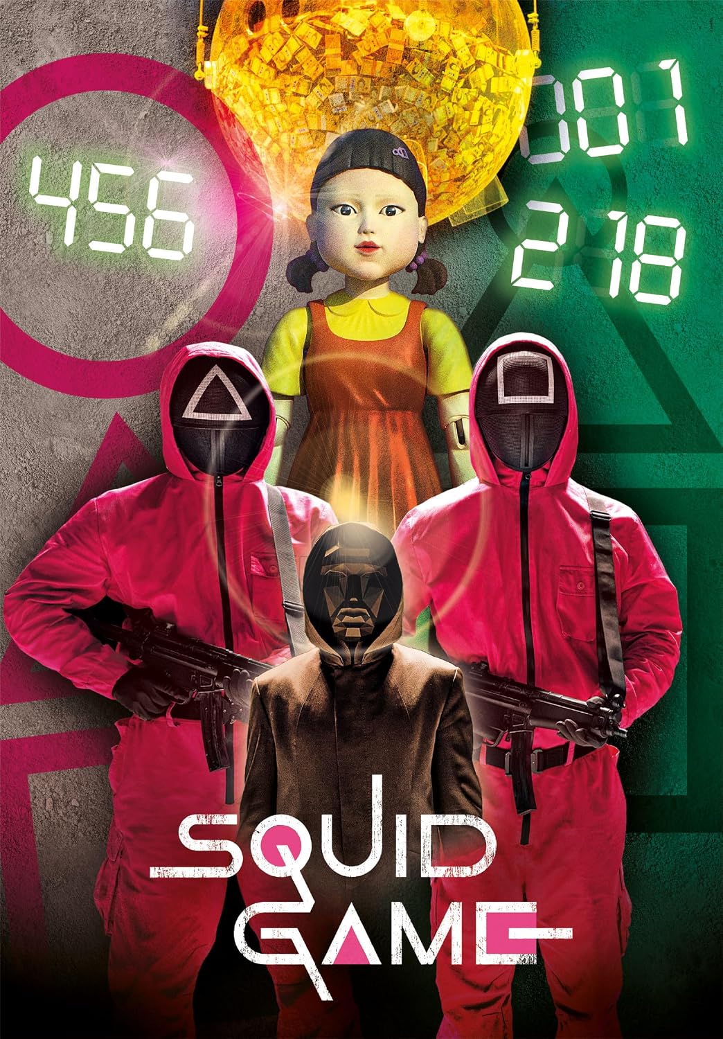 Detalle 2 de Clementoni 39859 Netflix Squid Games Jigsaw Puzzle, 1,000 Pieces with Poster