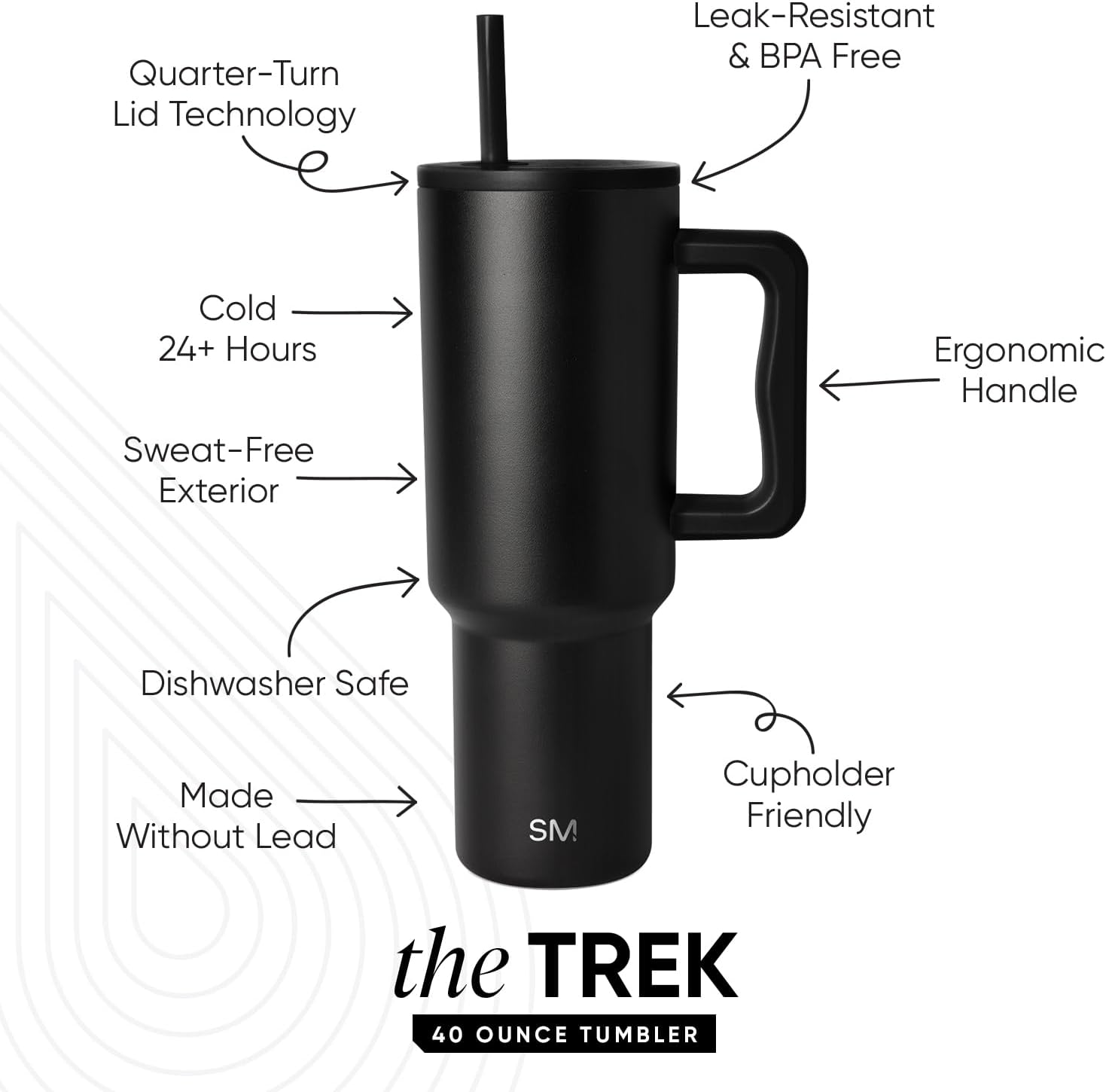 Thumbnail 1 de Simple Modern 40 oz Trek Tumbler — Travel Mug