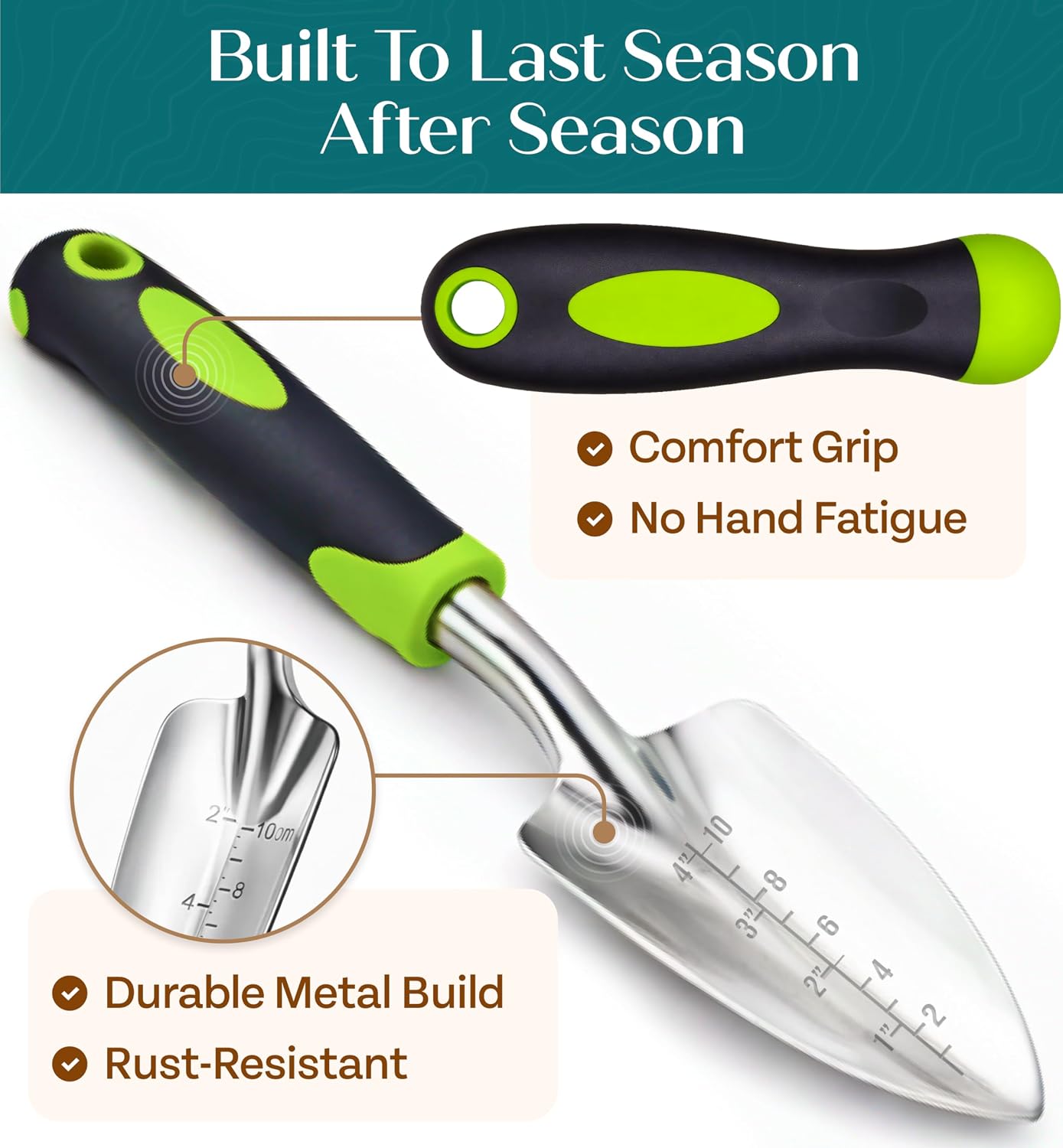 Detalle de Craft911 GrowItGTS002 23-Piece Garden Tool Set with Aluminum Alloy Tools
