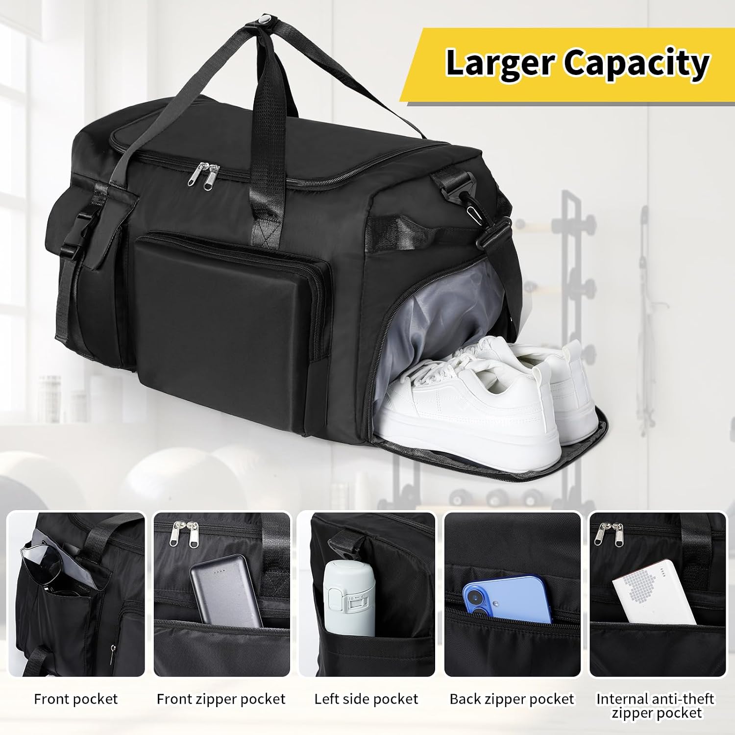 Detalle 1 de Cozary Bolsa Deporte 42L 3 en 1