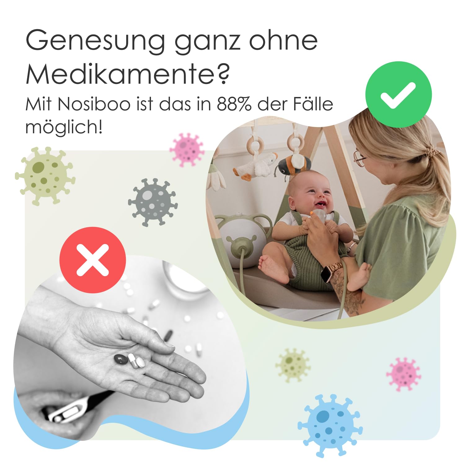 Thumbnail 2 de Nosiboo Pro Baby Nasensauger elektrisch (elektrisch) – mit Colibri-Saugkopf für leichtes Reinigen