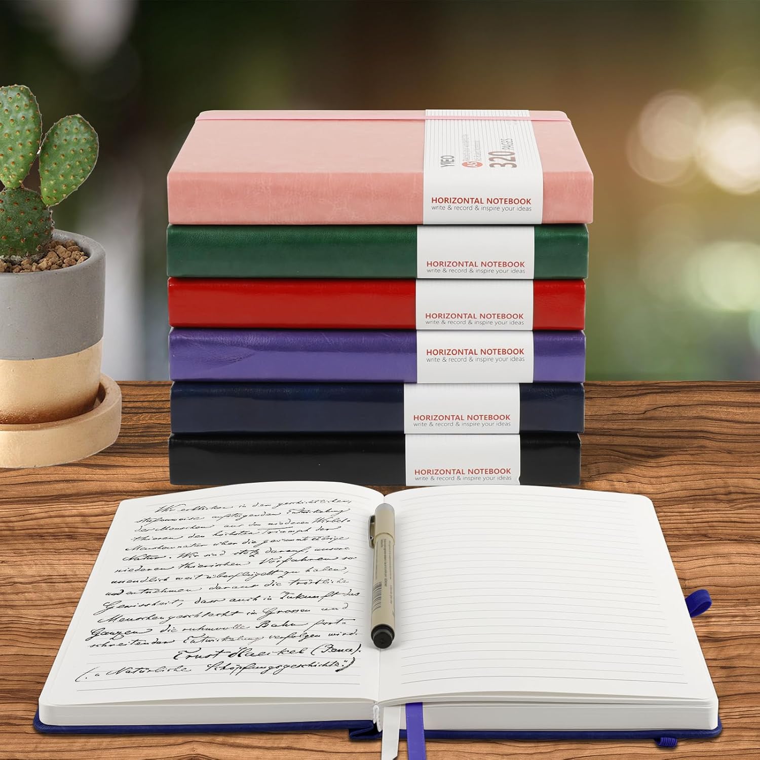 Thumbnail 6 de Notebook A5 Hardback Thick Journal 320 Pages