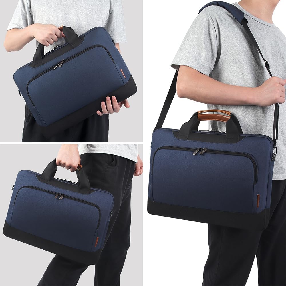 Thumbnail 1 de DOMISO Laptoptasche 17–17,3 Zoll (Schutzhülle & Umhängetasche), blau