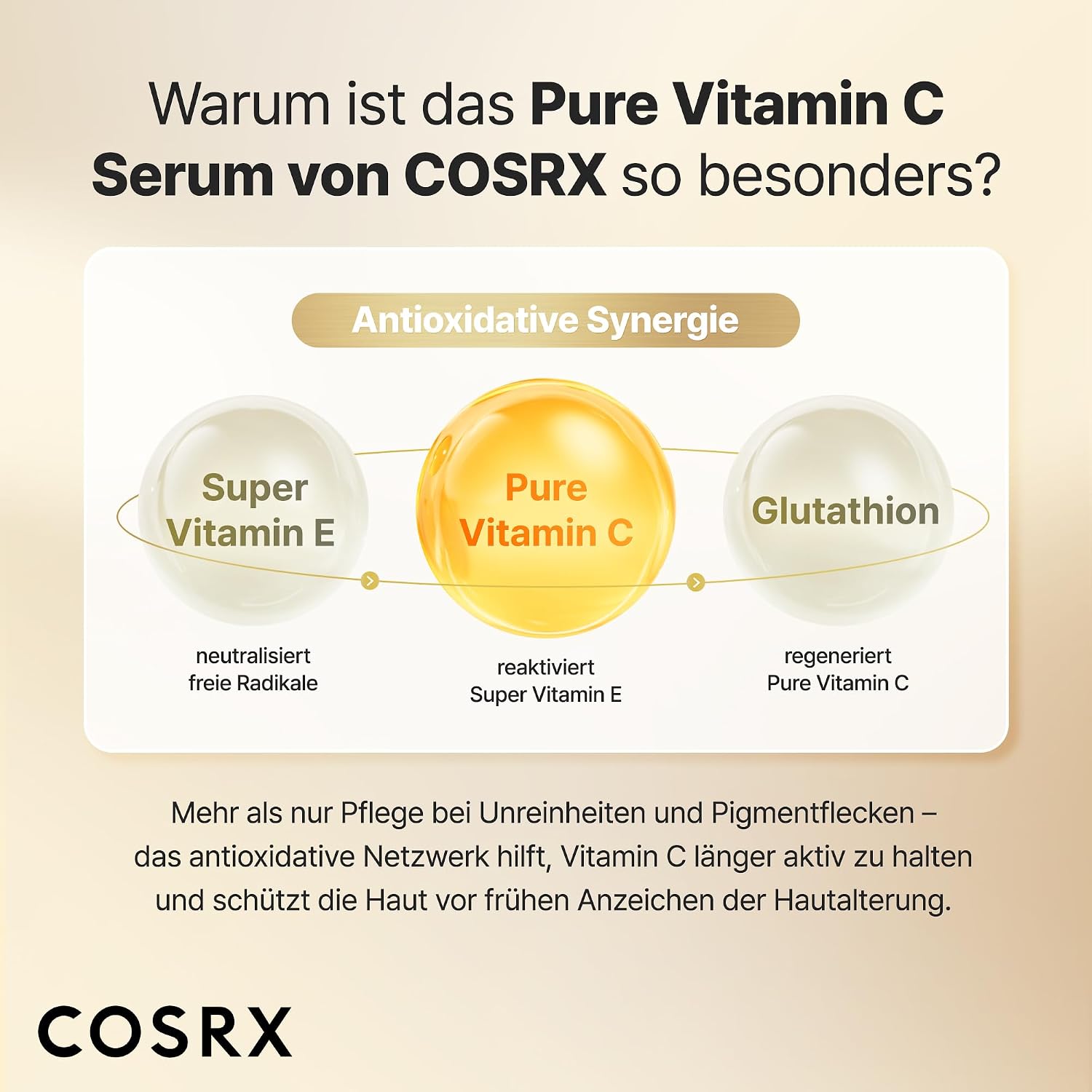 Thumbnail 6 de COSRX Advanced Pure Vitamin C 23% Serum – 20 ml mit Vitamin E und Glutathion