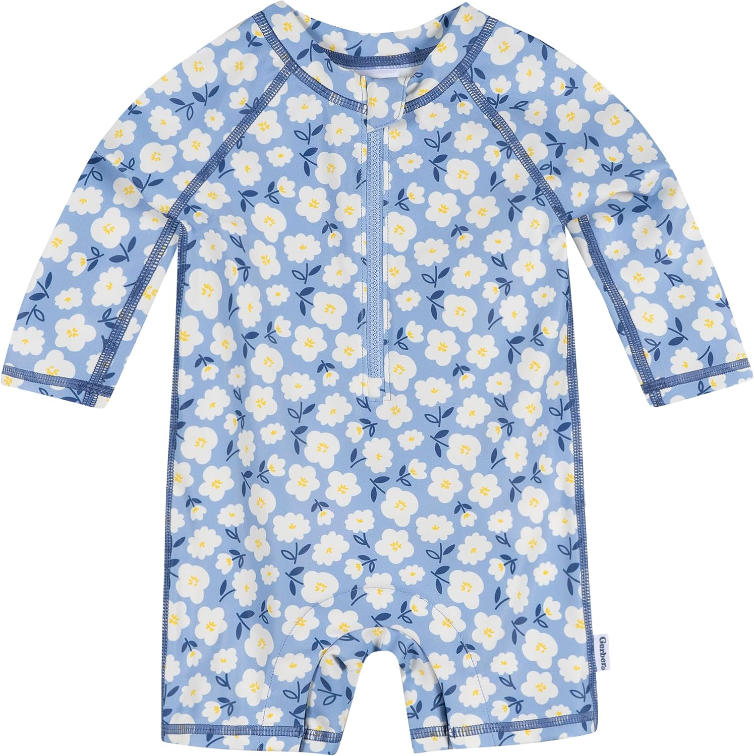 Detalle de Gerber Baby Long-Sleeve Rashguard Swimsuit