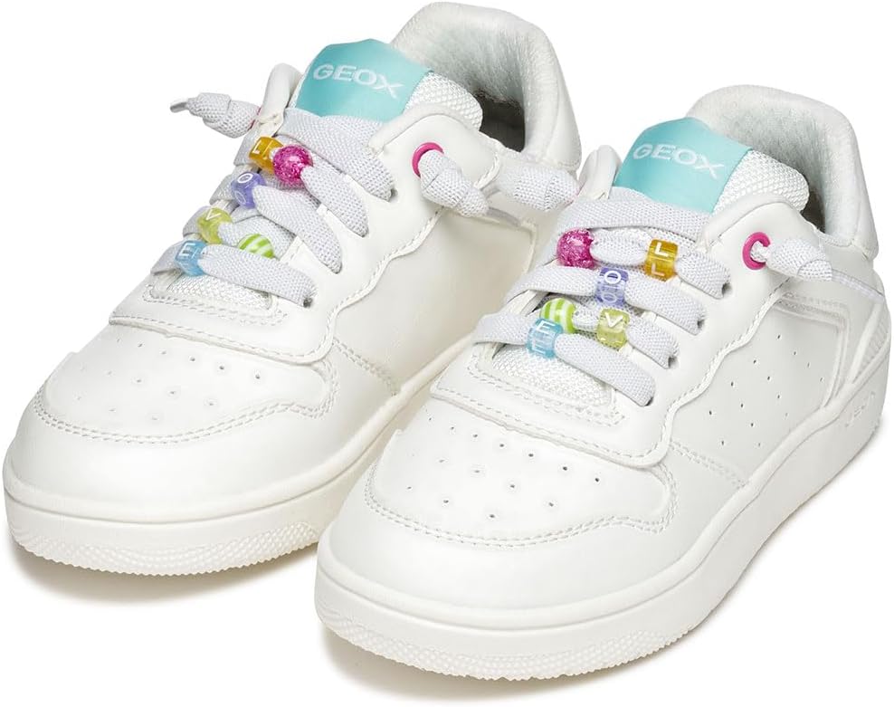 Detalle de Geox J Washiba Girl D: sneakers traspiranti per bambine e ragazze, leggerezza e praticità per la scuola