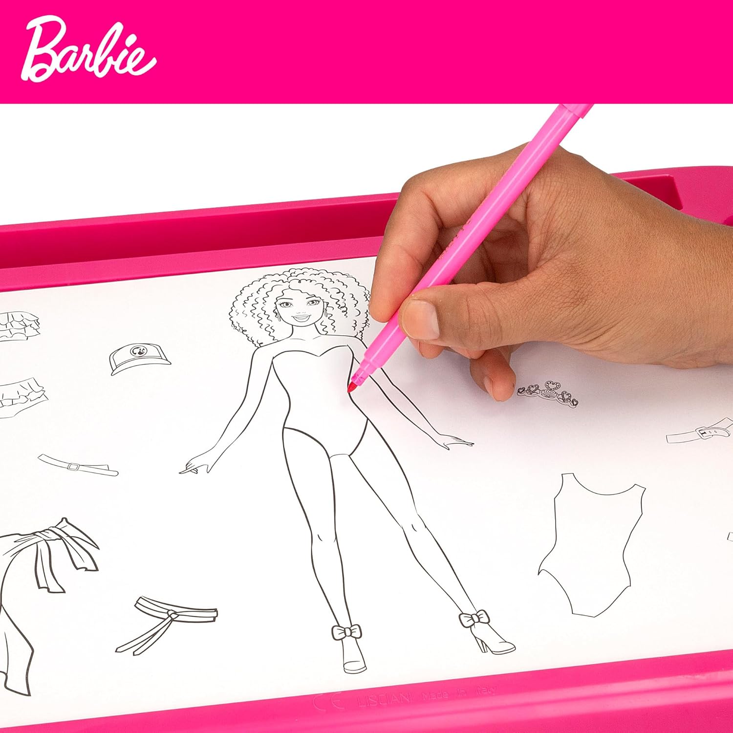Detalle 2 de Atelier Lisciani Barbie création tenue pour enfants 4 ans ⚙