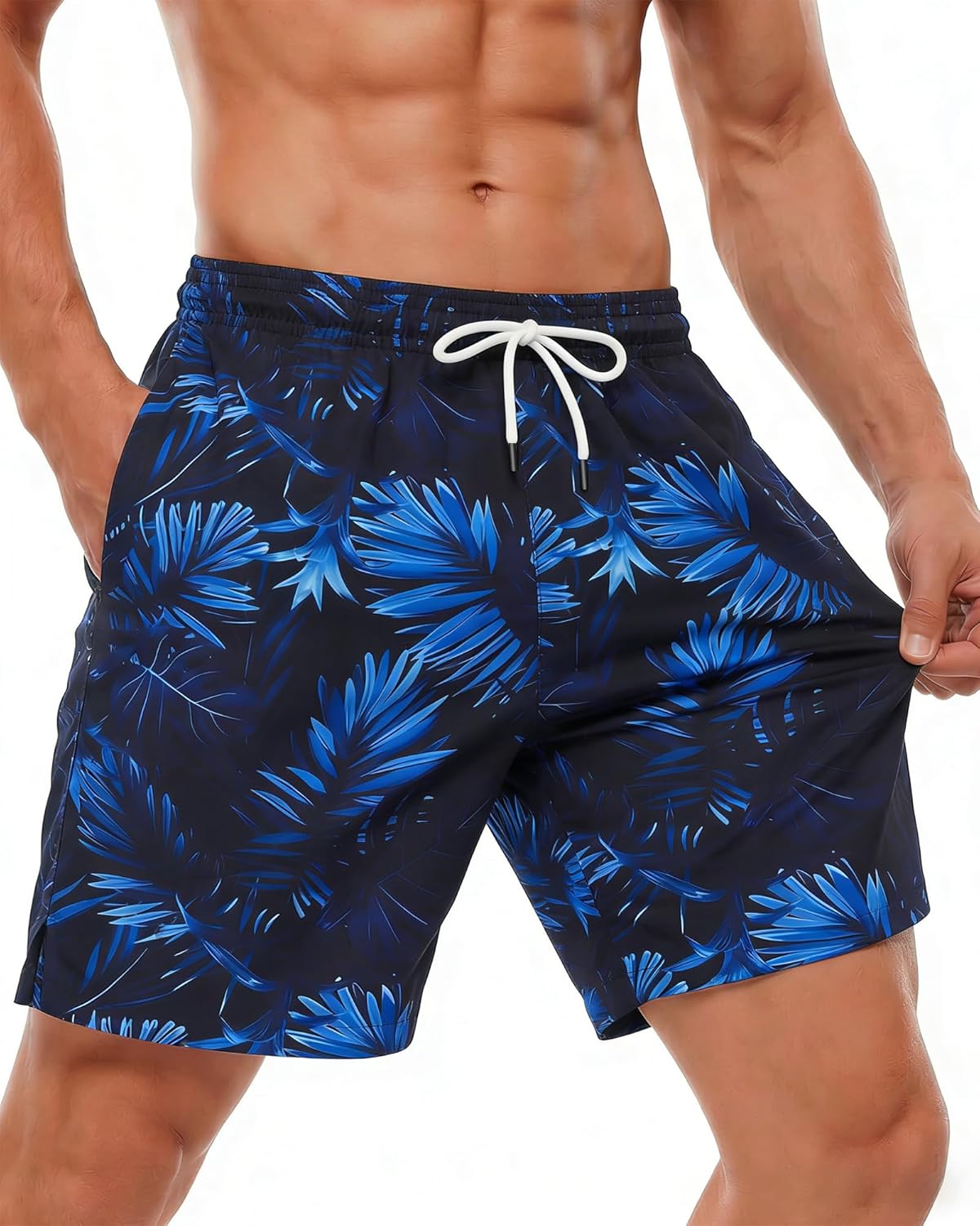 Thumbnail 5 de SIHOHAN Mens Long Swimming Shorts with Quick Dry Fabric and Mesh Lining