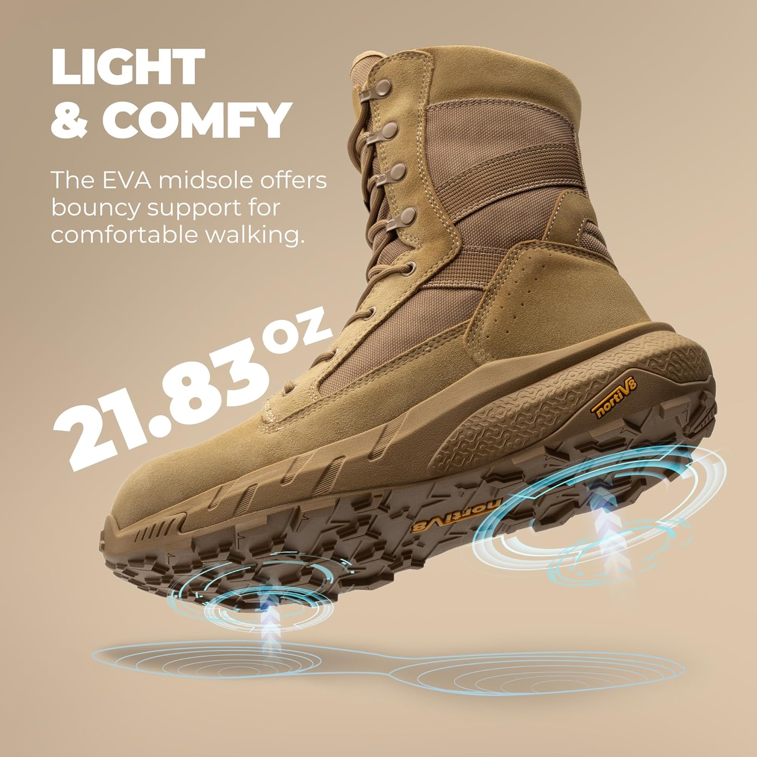 Detalle 1 de NORTIV 8 8-Inch composite toe work boots