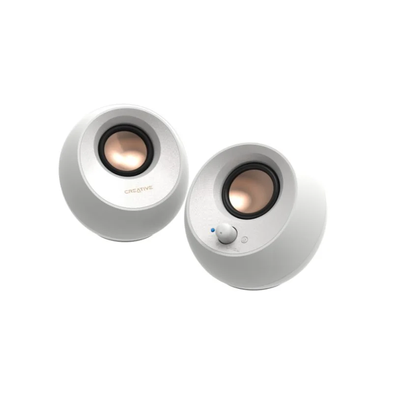 Detalle de Creative Estéreo 2.0 Altavoces USB-C Bluetooth 10W Blanco
