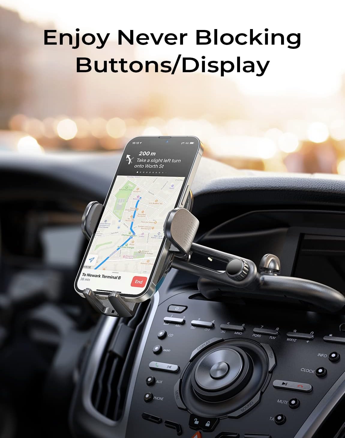 Detalle de LISEN CD Phone Holder Adjustable 360°