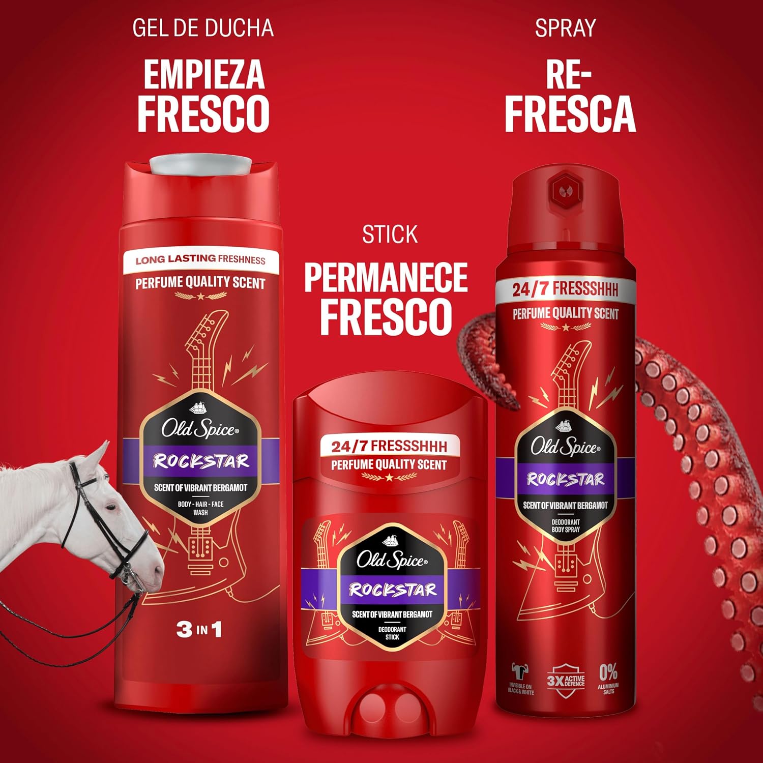 Thumbnail 3 de Old Spice Tomorrowland 4x400ml Gel 3 en 1