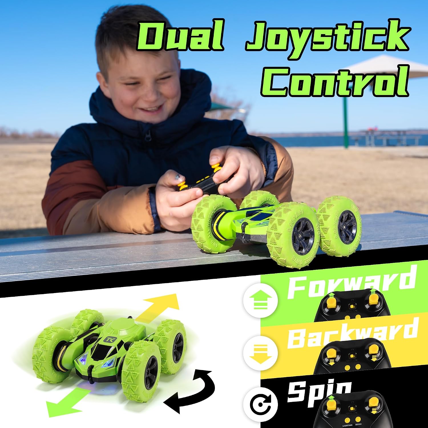 Thumbnail 6 de Threeking RC Stunt Car 1:28 remote control truck