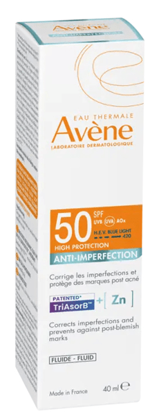 Detalle 2 de Avène Fluido Anti-Imperfecciones SPF50 40 ml