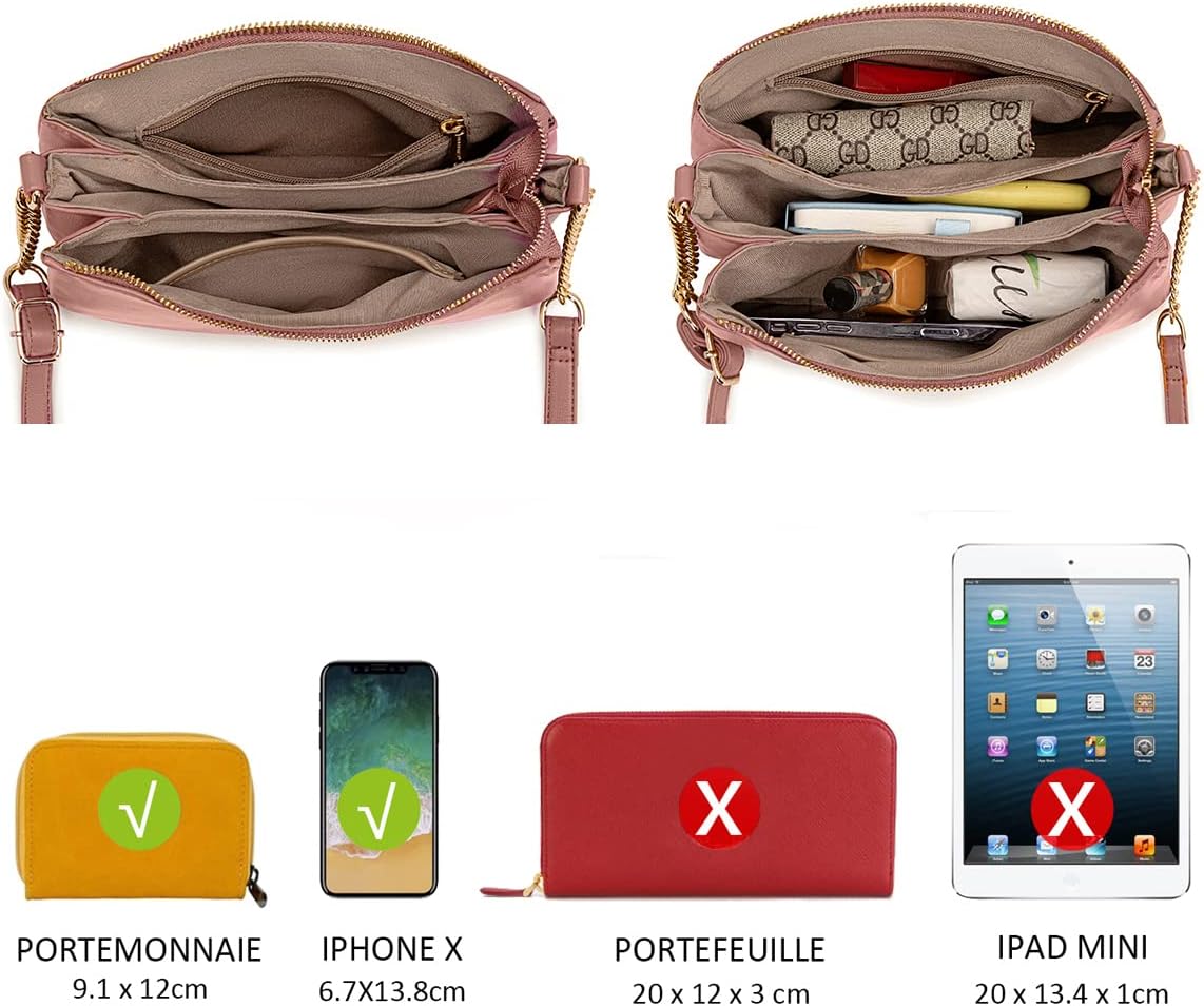 Thumbnail 6 de David Jones - Bolso Bandolera Pequeño con Compartimentos