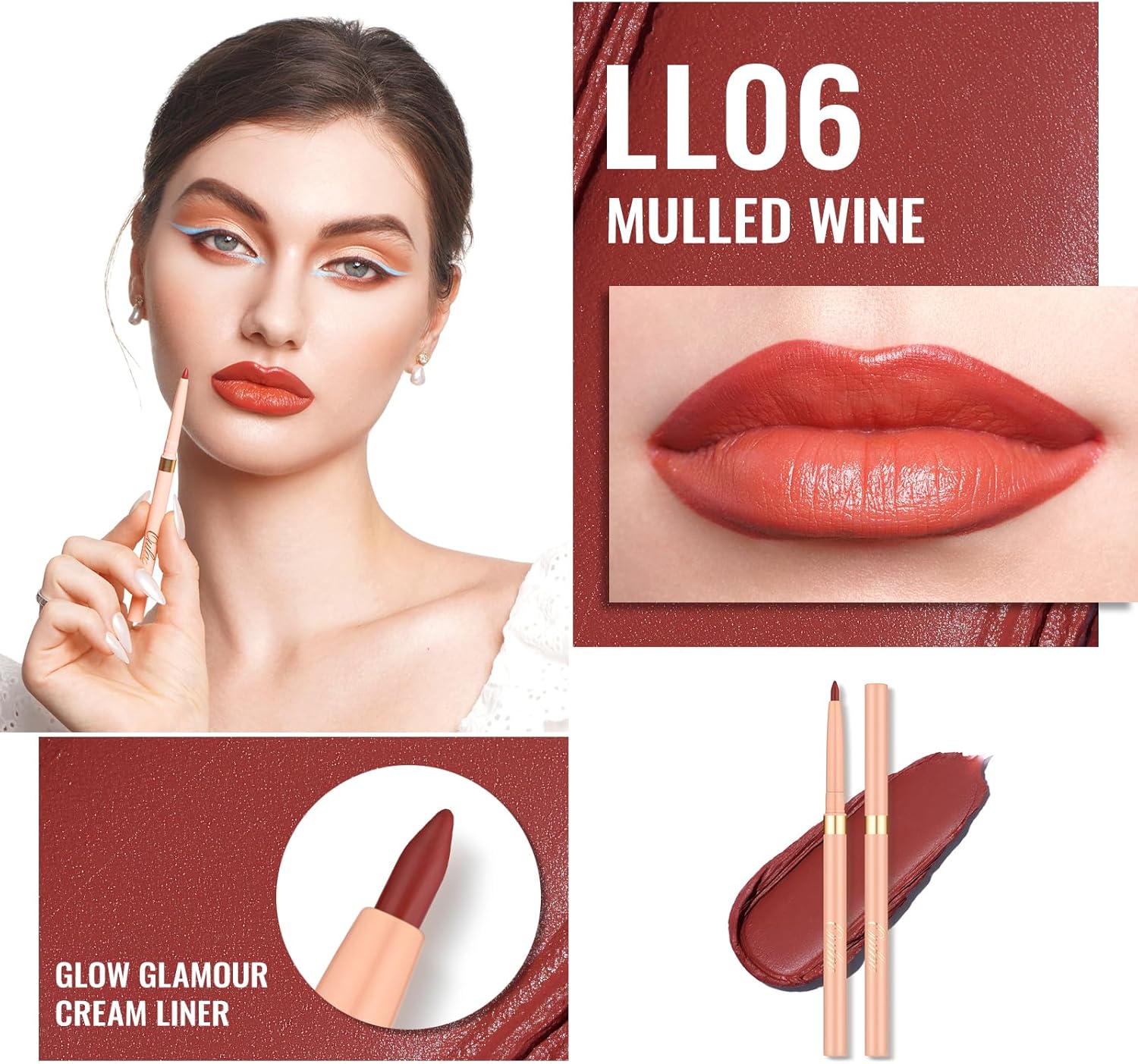 Detalle de OULAC Matte Lip Liner Set 24H