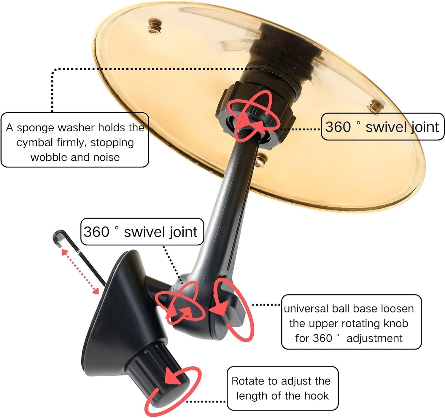 Thumbnail 2 de Homelavie Car Vent Cymbal, Stainless Steel