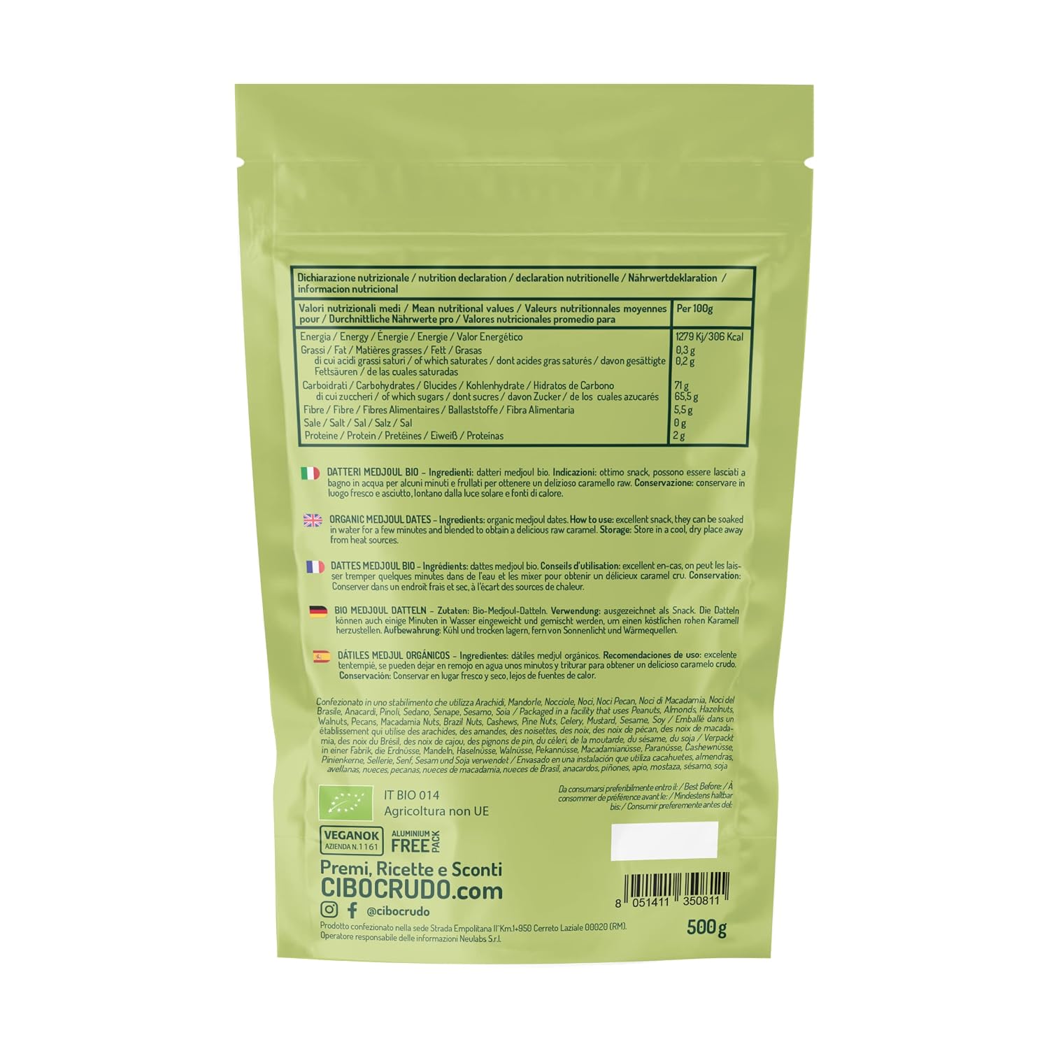 Thumbnail 1 de Medjool Datteln Bio Jumbo 500 g – Premium Qualität, Stein in der Frucht