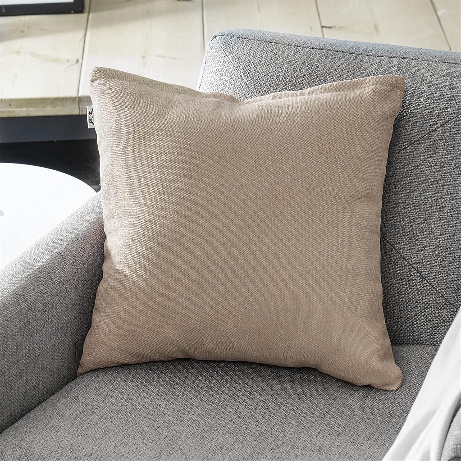 Thumbnail 7 de Topfinel Fundas Cojines 45x45cm de Chenilla y Algodón 🛋