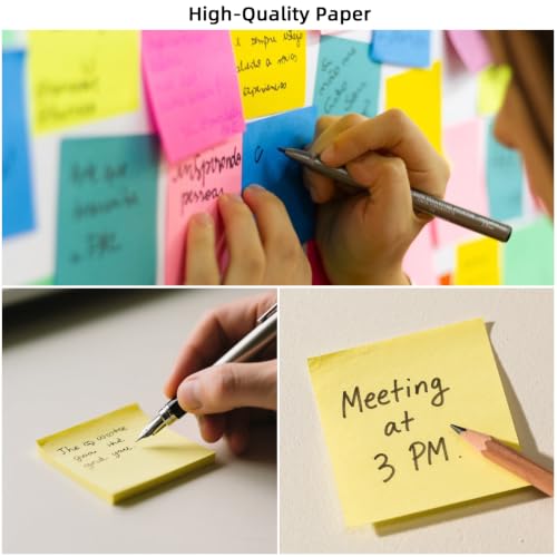 Thumbnail 8 de Vanpad (24 Pads) Sticky Notes 3x3 Inches — Bright Colors, Strong Adhesive, Portable Set