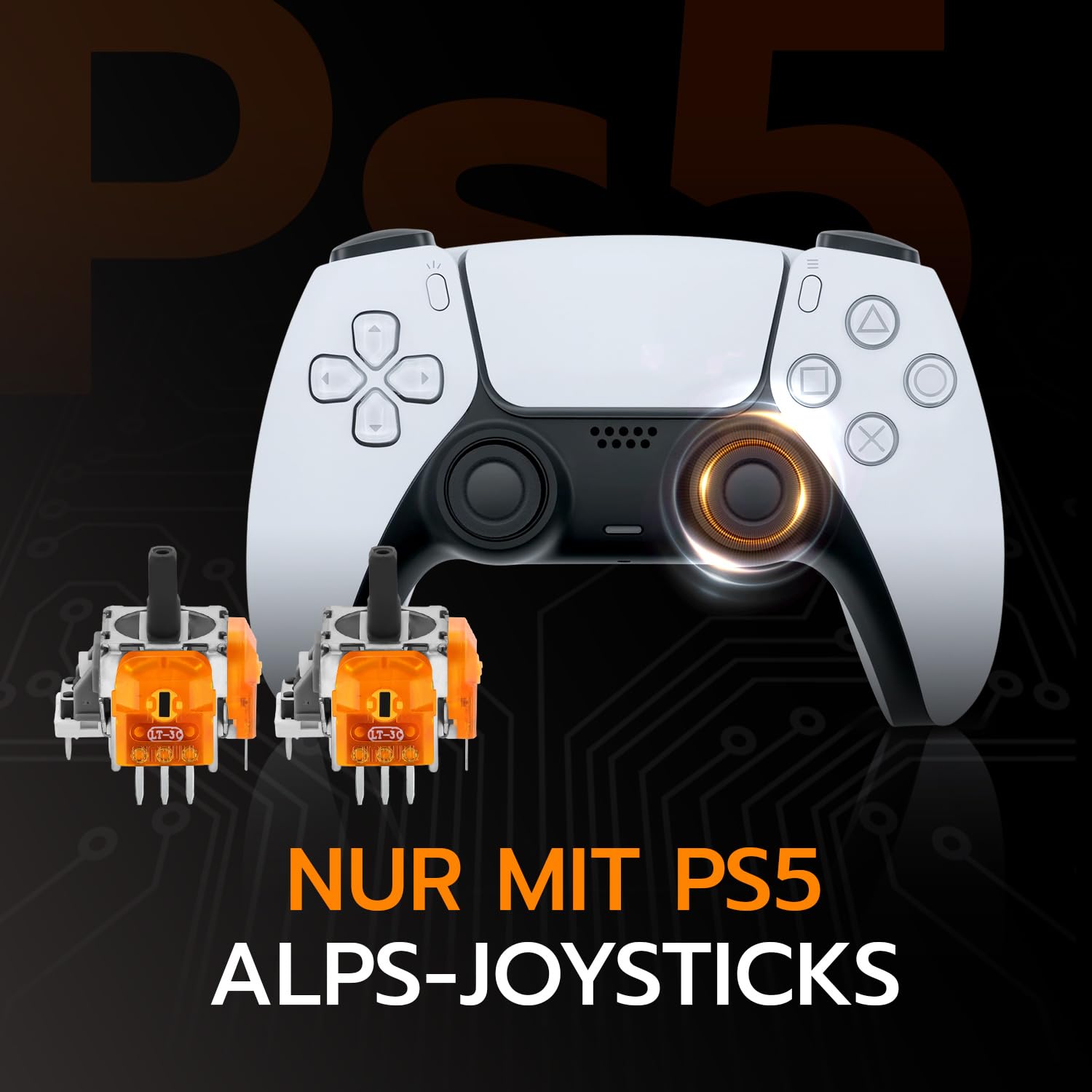 Thumbnail 3 de Mcbazel TMR Elektromagnetischer Trimmer Potentiometer Sensor für PS5 Controller – ALPS-Kompatibilität