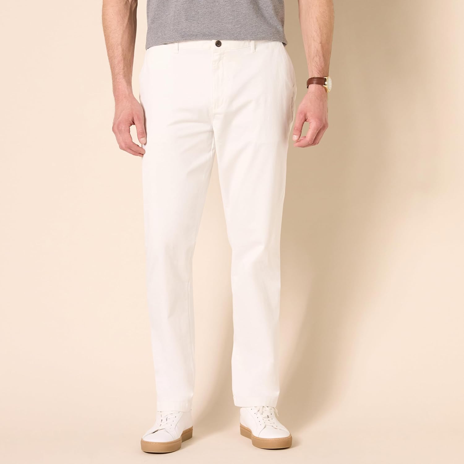 Thumbnail 4 de Amazon Essentials Herren Chinohose mit gewaschenem Stretch – sportlicher Schnitt in Khaki