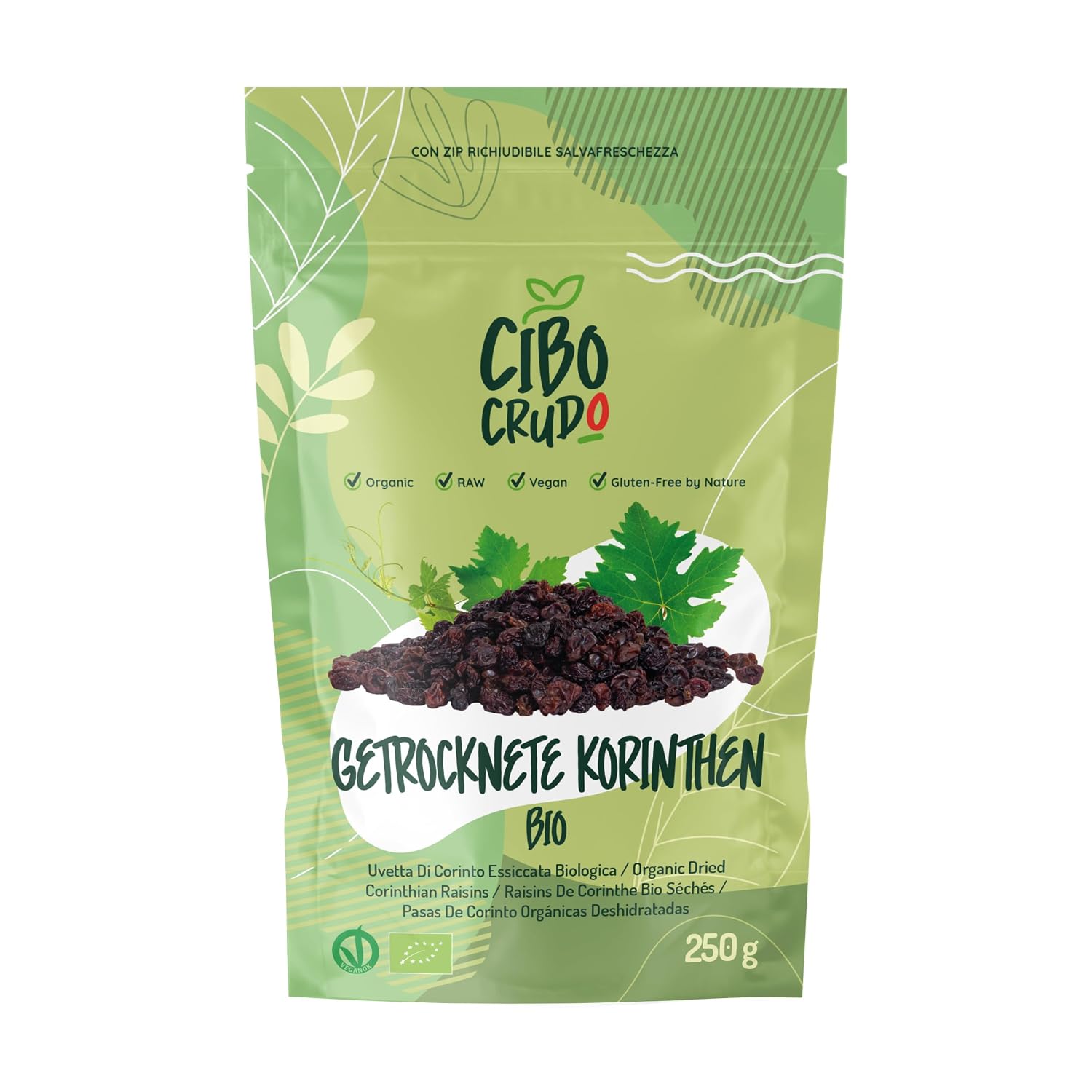 Thumbnail 6 de Sultaninen Bio Ungeschwefelt – 250 g: Roh, vegan und ohne Zuckerzusatz