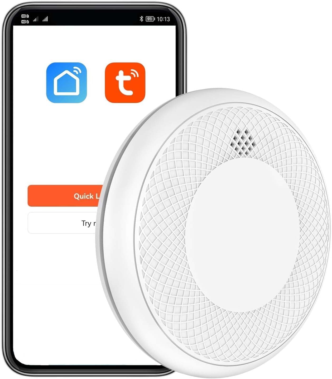 Detalle de Rilevatore di Fumo WiFi 40 m²