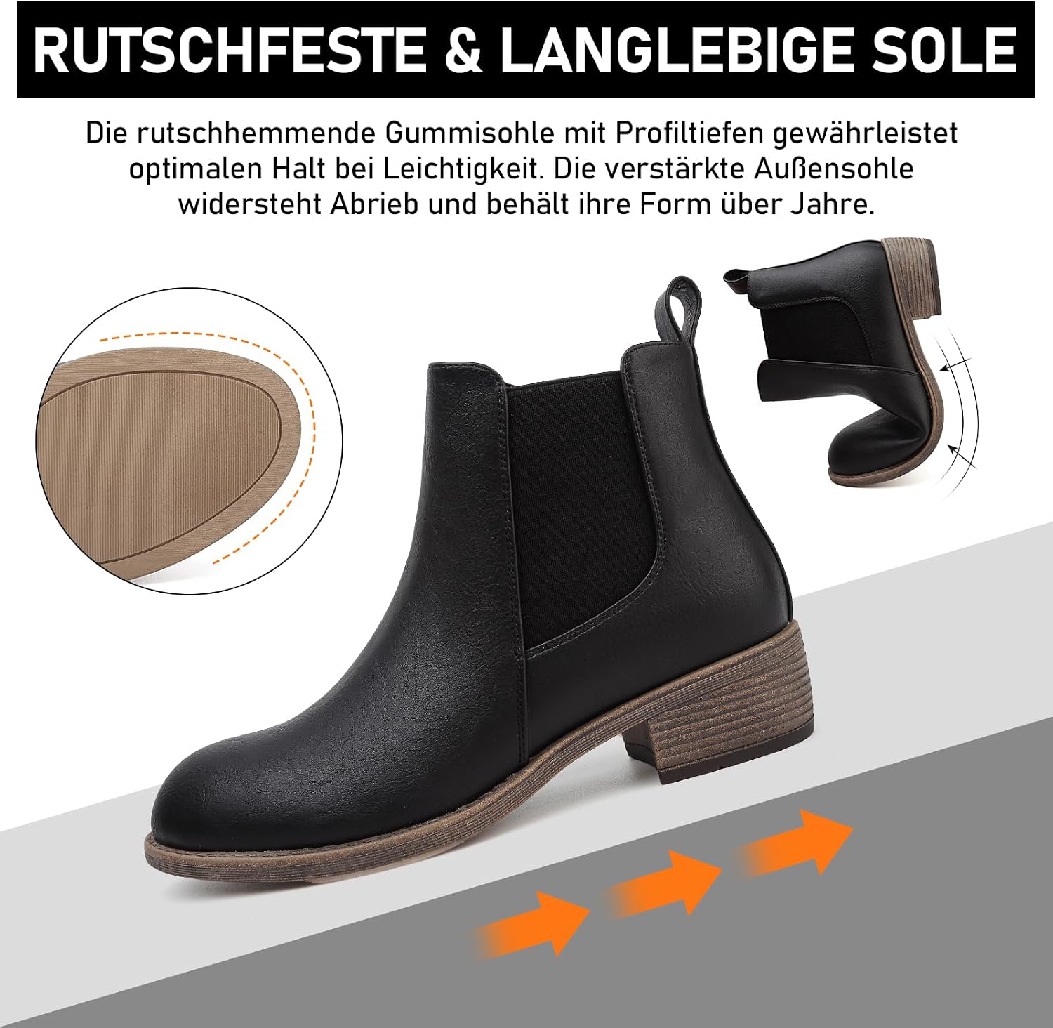 Thumbnail 5 de Maxome Stiefeletten Knöchelstiefel mit 4 cm Absatz